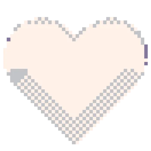 🤍 Стикер «Сердце» для Telegram