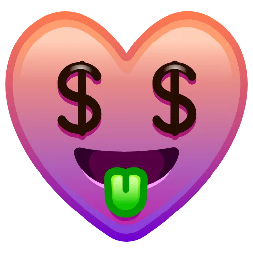 🤑 Эмодзи «Hearts Anim» для Telegram