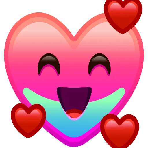 🥰 Эмодзи «Hearts Anim» для Telegram