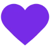 💜 Эмодзи «Сердца» для Telegram