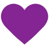 💜 Эмодзи «Сердца» для Telegram