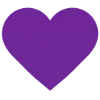 💜 Эмодзи «Сердца» для Telegram