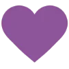 💜 Эмодзи «Сердца» для Telegram