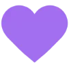 💜 Эмодзи «Сердца» для Telegram