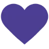💜 Эмодзи «Сердца» для Telegram