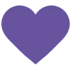 💜 Эмодзи «Сердца» для Telegram