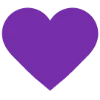 💜 Эмодзи «Сердца» для Telegram
