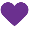 💜 Эмодзи «Сердца» для Telegram