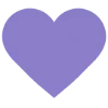 💜 Эмодзи «Сердца» для Telegram