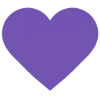 💜 Эмодзи «Сердца» для Telegram