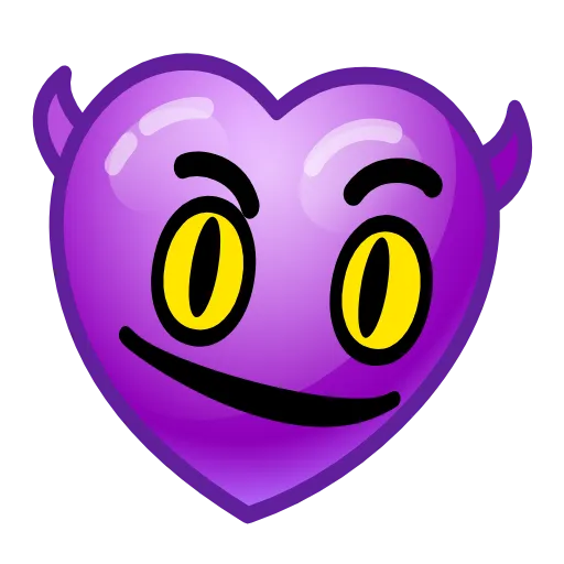 😈 Эмодзи «Hearts Emoji - эмоджи сердечки» для Telegram