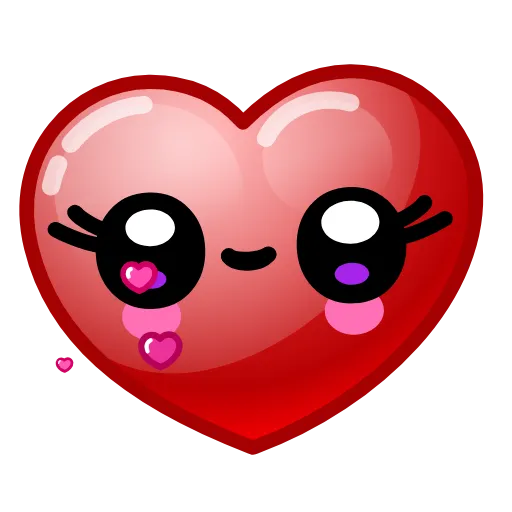 😘 Эмодзи «Hearts Emoji - эмоджи сердечки» для Telegram