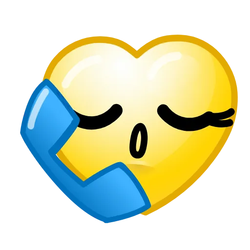 📞 Эмодзи «Hearts Emoji - эмоджи сердечки» для Telegram