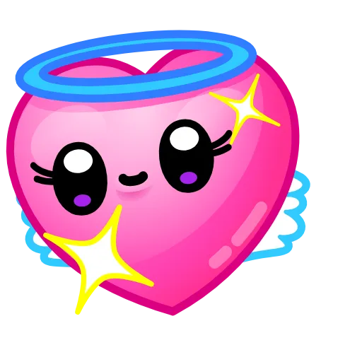 😇 Эмодзи «Hearts Emoji - эмоджи сердечки» для Telegram