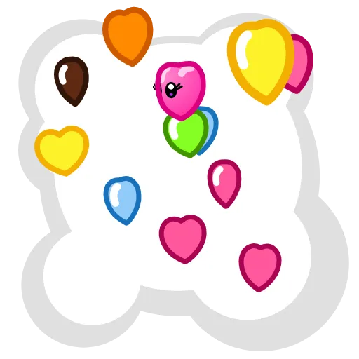 💘 Эмодзи «Hearts Emoji - эмоджи сердечки» для Telegram