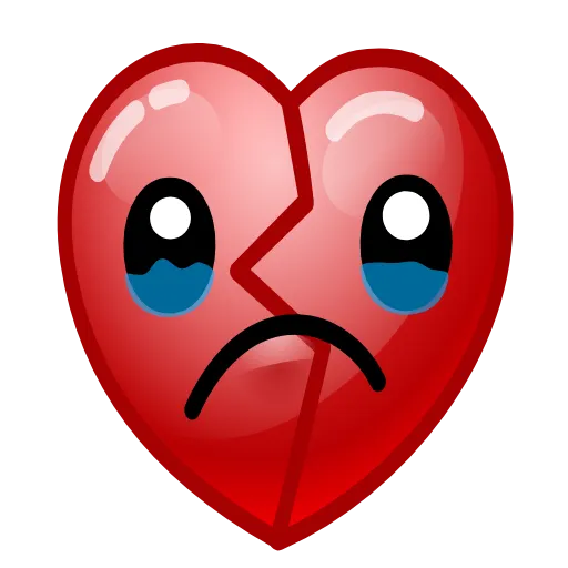 💔 Эмодзи «Hearts Emoji - эмоджи сердечки» для Telegram