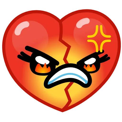 😡 Эмодзи «Hearts Emoji - эмоджи сердечки» для Telegram