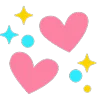 🩷 Эмодзи «Hearts ❤» для Telegram