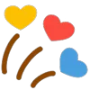 💛 Эмодзи «Hearts ❤» для Telegram