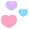 💕 Эмодзи «Hearts ❤» для Telegram