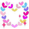 ⭐ Эмодзи «Hearts ❤» для Telegram