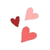 ❤️ Эмодзи «hearts» для Telegram