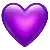 💜 Эмодзи «💙 Пак красивых сердечек» для Telegram