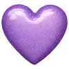 💜 Эмодзи «💙 Пак красивых сердечек» для Telegram