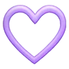 💜 Эмодзи «💙 Пак красивых сердечек» для Telegram