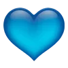 💙 Эмодзи «💙 Пак красивых сердечек» для Telegram