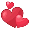 🤩 Эмодзи «Hearts» для Telegram