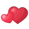 🤩 Эмодзи «Hearts» для Telegram