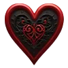 🖤 Эмодзи «Hearts P2» для Telegram