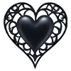 🖤 Эмодзи «Hearts P2» для Telegram