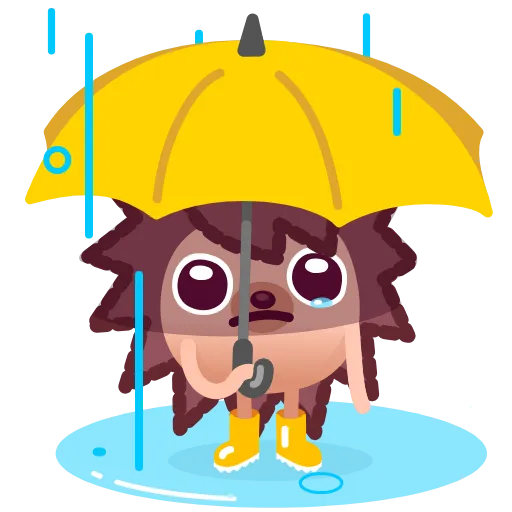 😢 Эмодзи «Ёжик» для Telegram