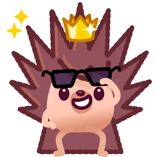 👑 Эмодзи «Ёжик» для Telegram