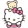 🧸 Эмодзи «❤ Набор эмоджи «Hello Kitty»» для Telegram