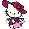 👒 Эмодзи «❤ Набор эмоджи «Hello Kitty»» для Telegram