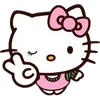 ✌ Эмодзи «❤ Набор эмоджи «Hello Kitty»» для Telegram
