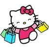 🛍 Эмодзи «❤ Набор эмоджи «Hello Kitty»» для Telegram