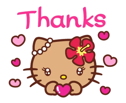 🩷 Стикер «Gyaru Hello Kitty» для Telegram