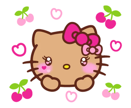 🤩 Стикер «Gyaru Hello Kitty» для Telegram