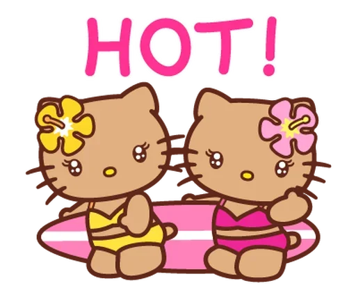 🥵 Стикер «Gyaru Hello Kitty» для Telegram