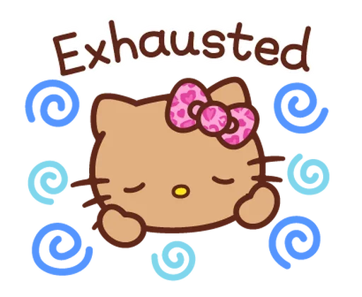 🌀 Стикер «Gyaru Hello Kitty» для Telegram