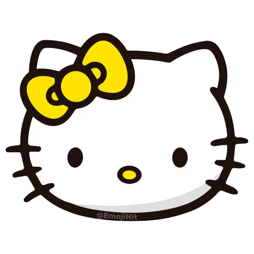 😐 Эмодзи «Hello Kitty ➡» для Telegram