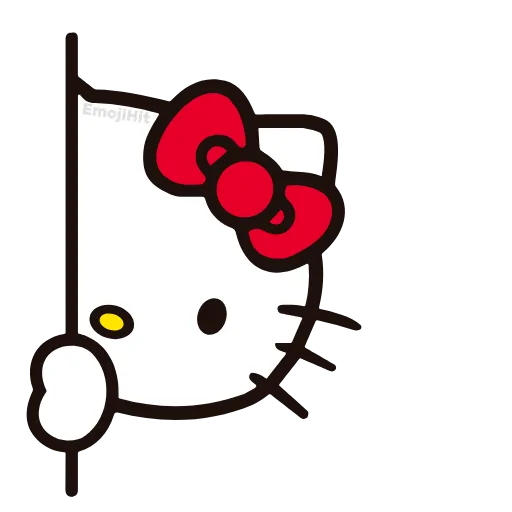 🫥 Эмодзи «Hello Kitty ➡» для Telegram
