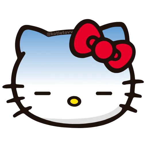 😨 Эмодзи «Hello Kitty ➡» для Telegram
