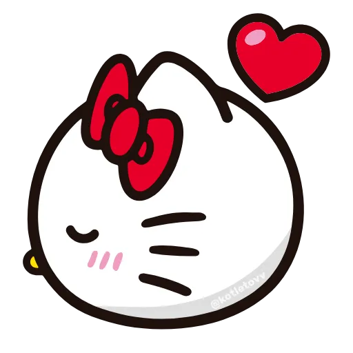 😗 Эмодзи «Hello Kitty ➡» для Telegram