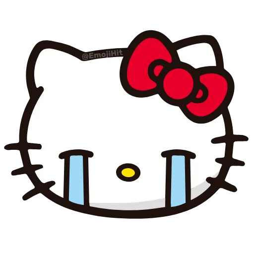😭 Эмодзи «Hello Kitty ➡» для Telegram