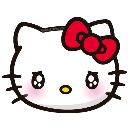 🥺 Эмодзи «Hello Kitty ➡» для Telegram